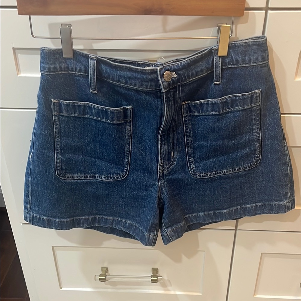 Madewell Blue Jean Shorts Classic Cutoff Style